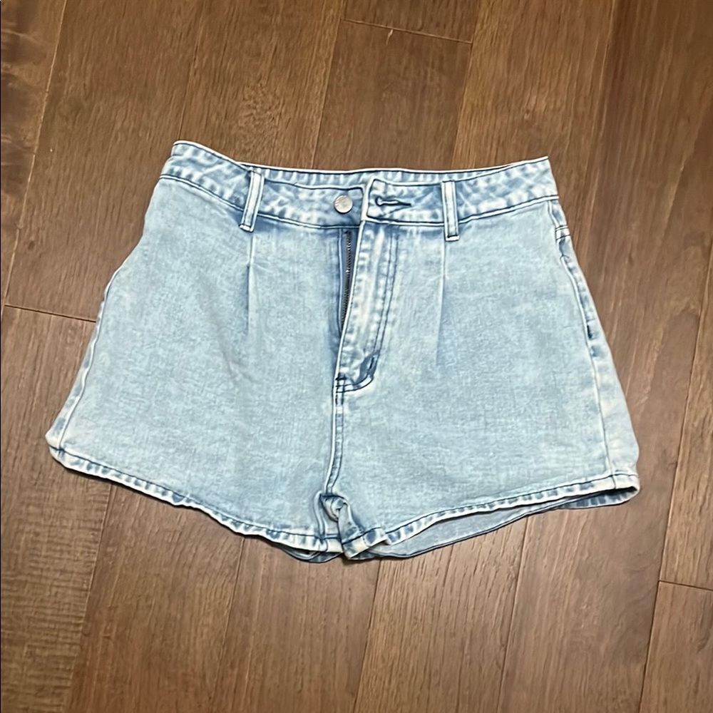 Light Blue Denim Women's Shorts